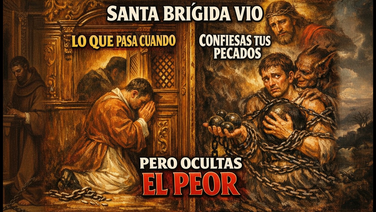 Santa Brígida Vio lo que Pasa Cuando Confiesas tus Pecados pero Ocultas el Peor