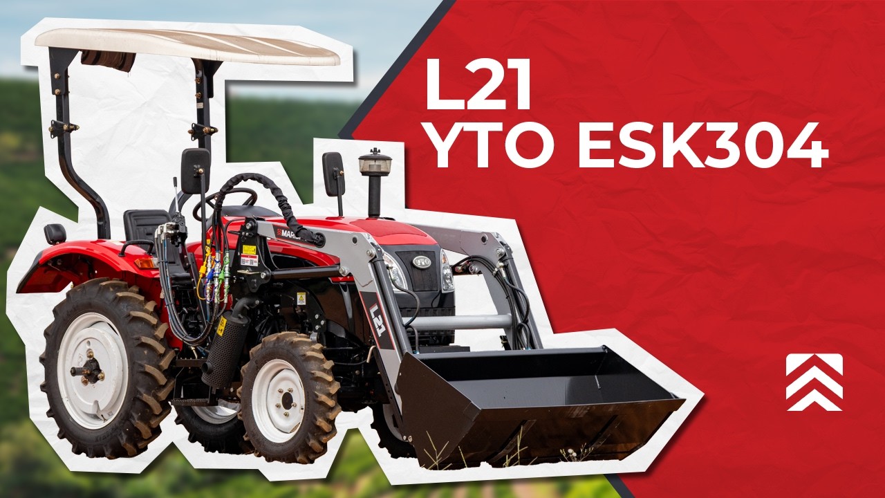 CARREGADOR FRONTAL L21 NO TRATOR YTO ESK 304 | MARISPAN