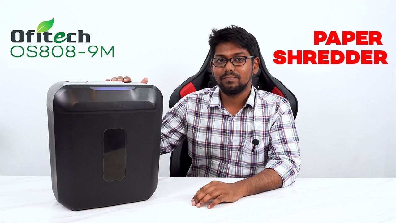 Ofitech Paper Shredder Machine | Ofitech SOHO OS808-9M | Global Brand Private Limited
