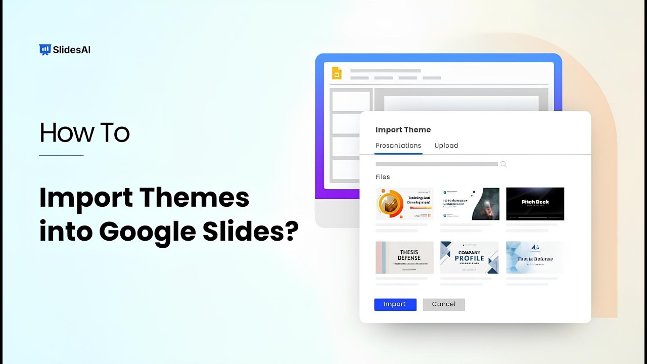 How to Import a Theme in Google Slides