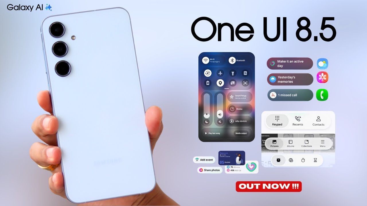 Официальное обновление One UI 8.5 для Samsung Galaxy A55 &mdash; ВЫШЛО!!!