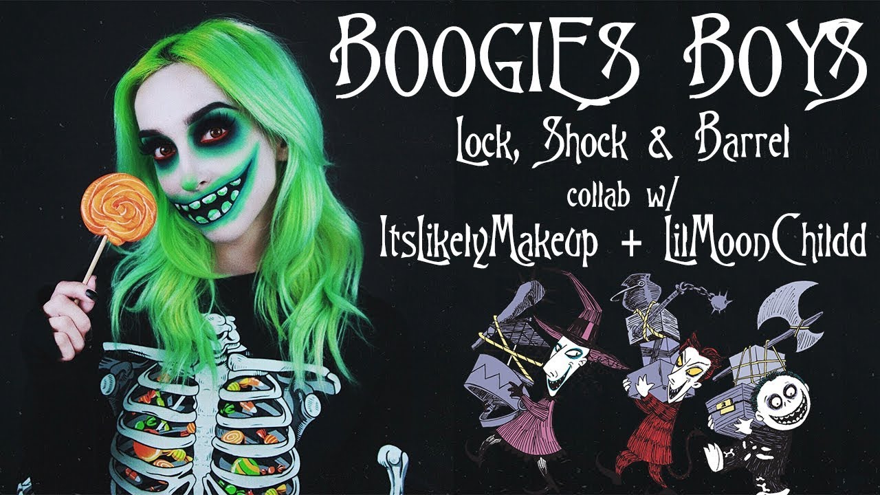 LOCK SHOCK & BARREL Makeup Tutorial Collaboration w/ itslikelymakeup & lilmoonchildd