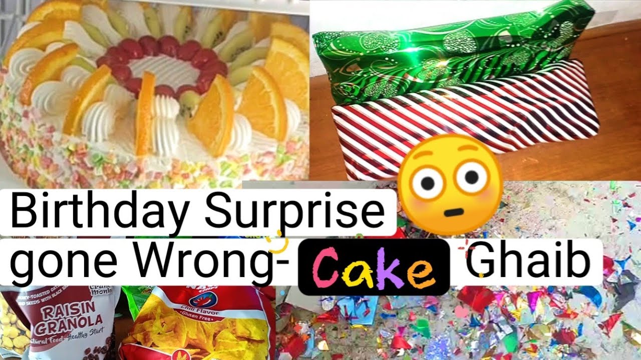 Birthday Surprise gone wrong - Cake ghaib🎈 🎂 