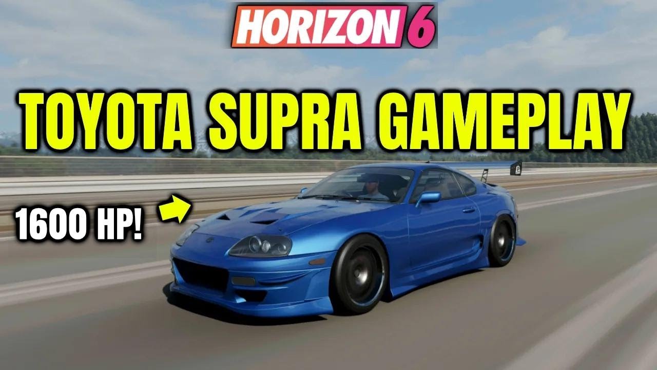 FORZA HORIZON 6: 1,600 HP Toyota Supra Insane Gameplay!