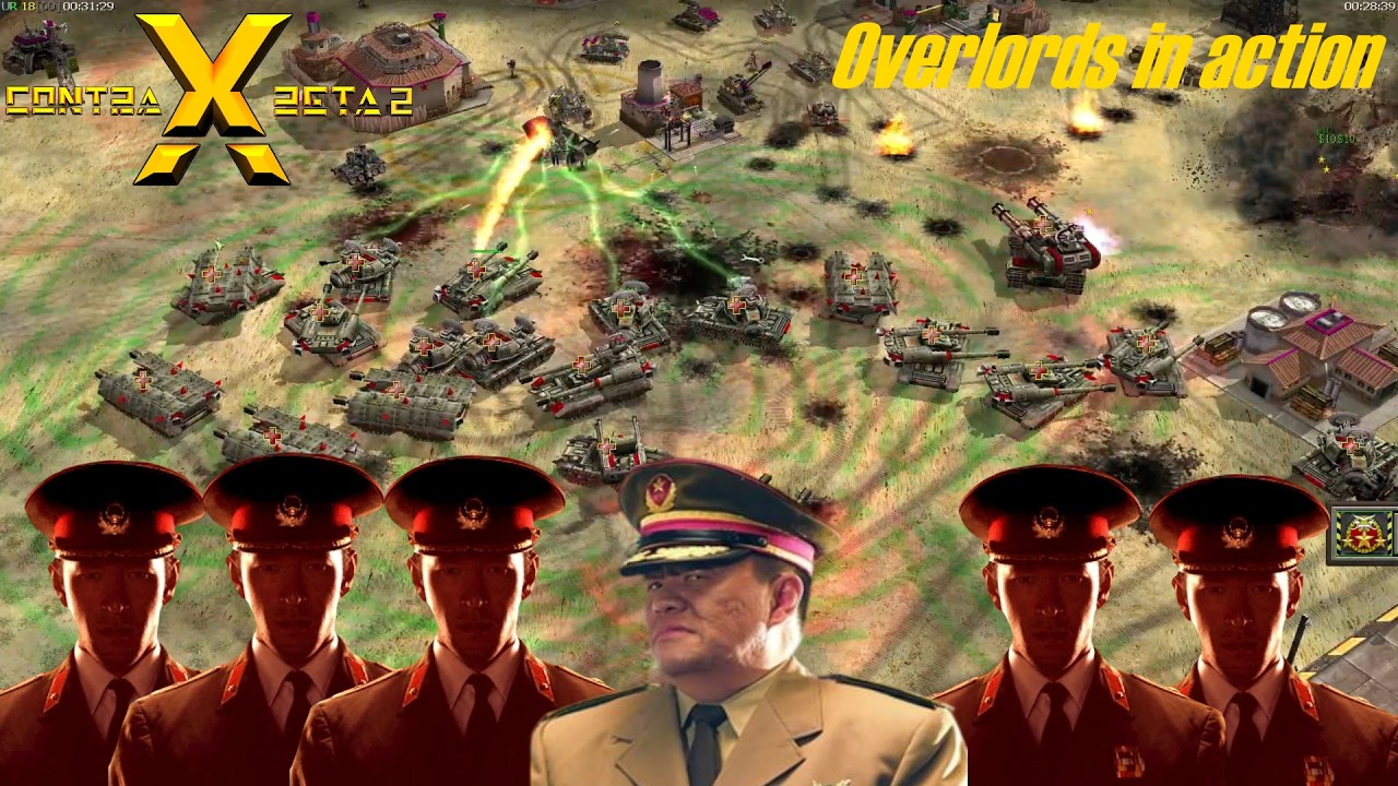 C&C Generals Contra X Beta 2 (1 против 5, безумный ИИ, пожарная безопасность)
