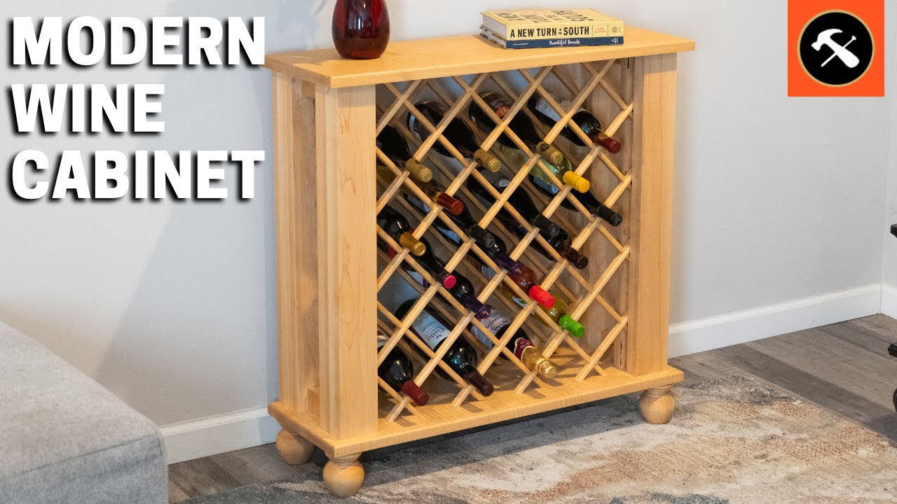DIY Modern Wine Storage Cabinet | Builder's Studio | Osborne Wood