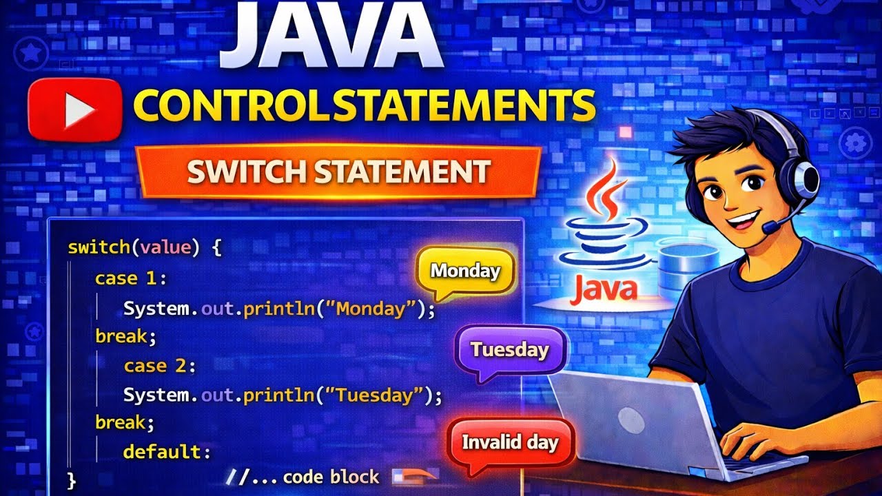 Switch Statement in Java | Real Time Examples | Java Control Statements