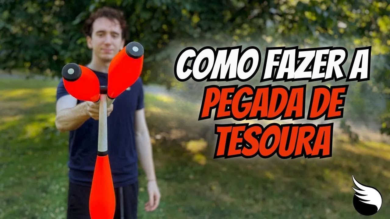 Como fazer o truque Scissor Catch na malabarismo