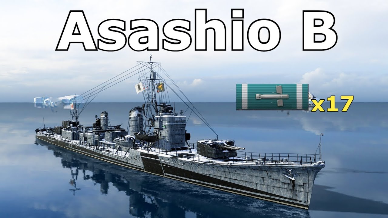 World of WarShips Asashio B - 5 Kills 264K Damage