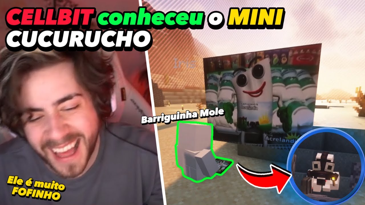⭐QSMP: Cellbit deu o nome de BARRIGUINHA Mole para ele.