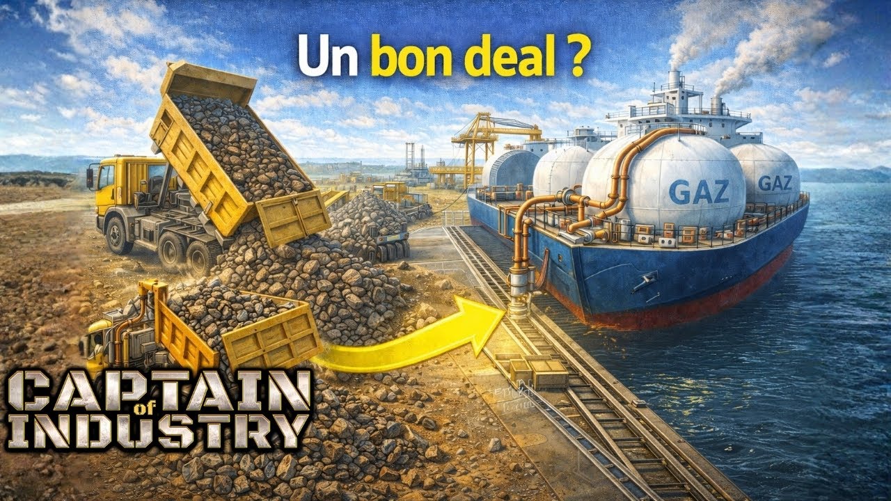 Épisode 55 – Gaz contre pierres : rentable ou pas ? | Captain of Industry