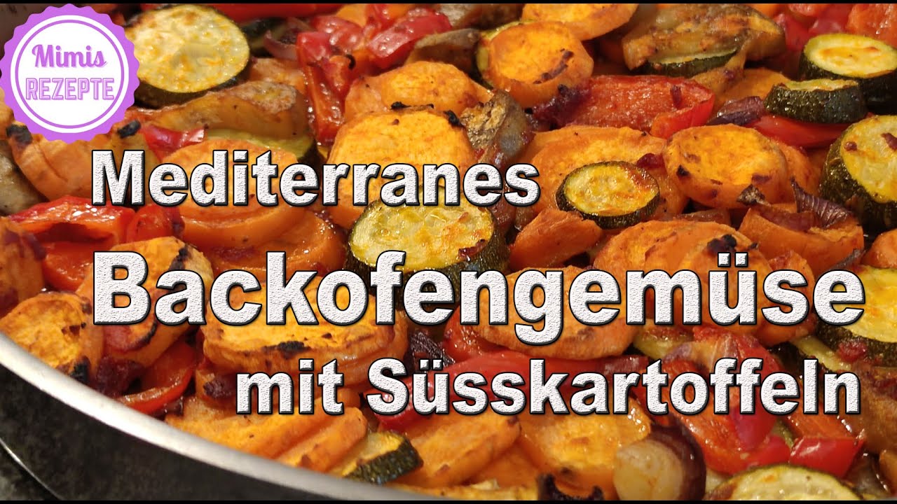 Mediterranes Backofengemüse mit Süsskartoffeln | einfach, schnell & lecker
