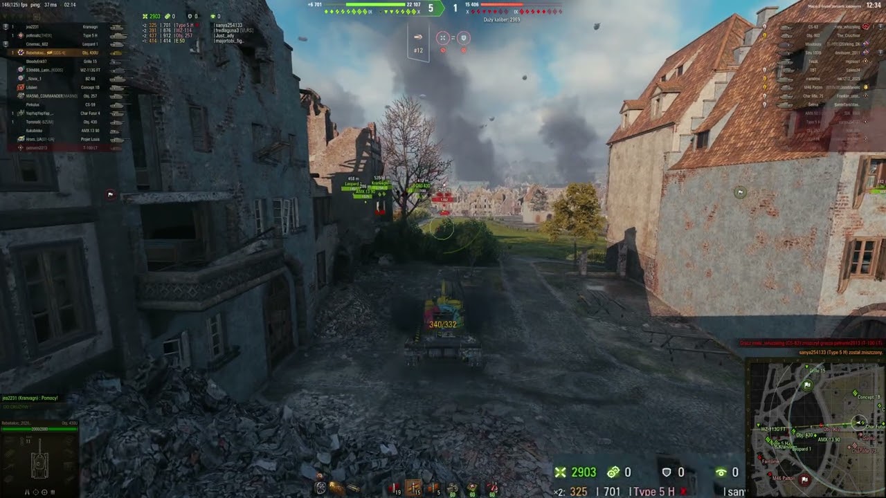 ⦁ Lepsze bitwy z live 08.01.2026 #14 World of Tanks cz.1z2