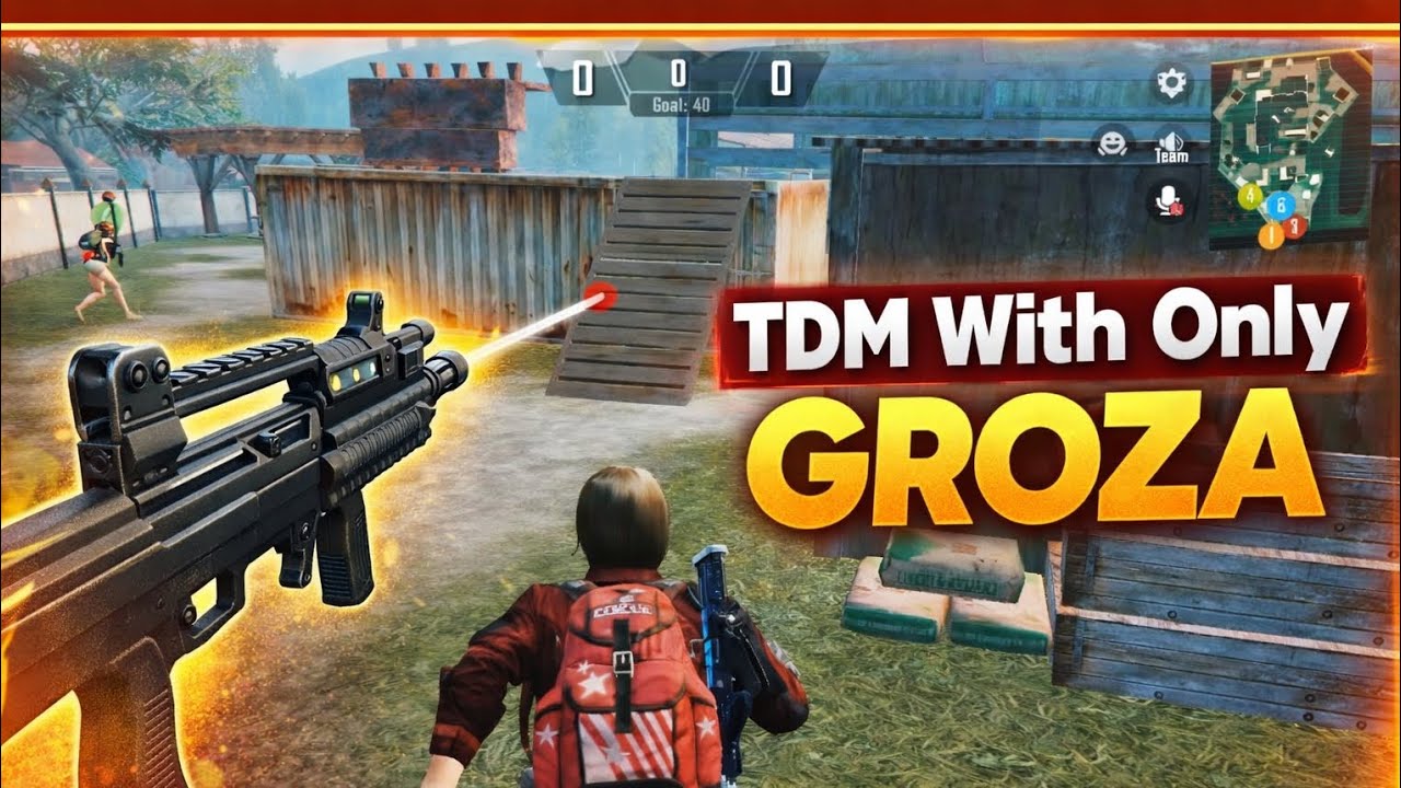  BGMI TDM With Only Groza  