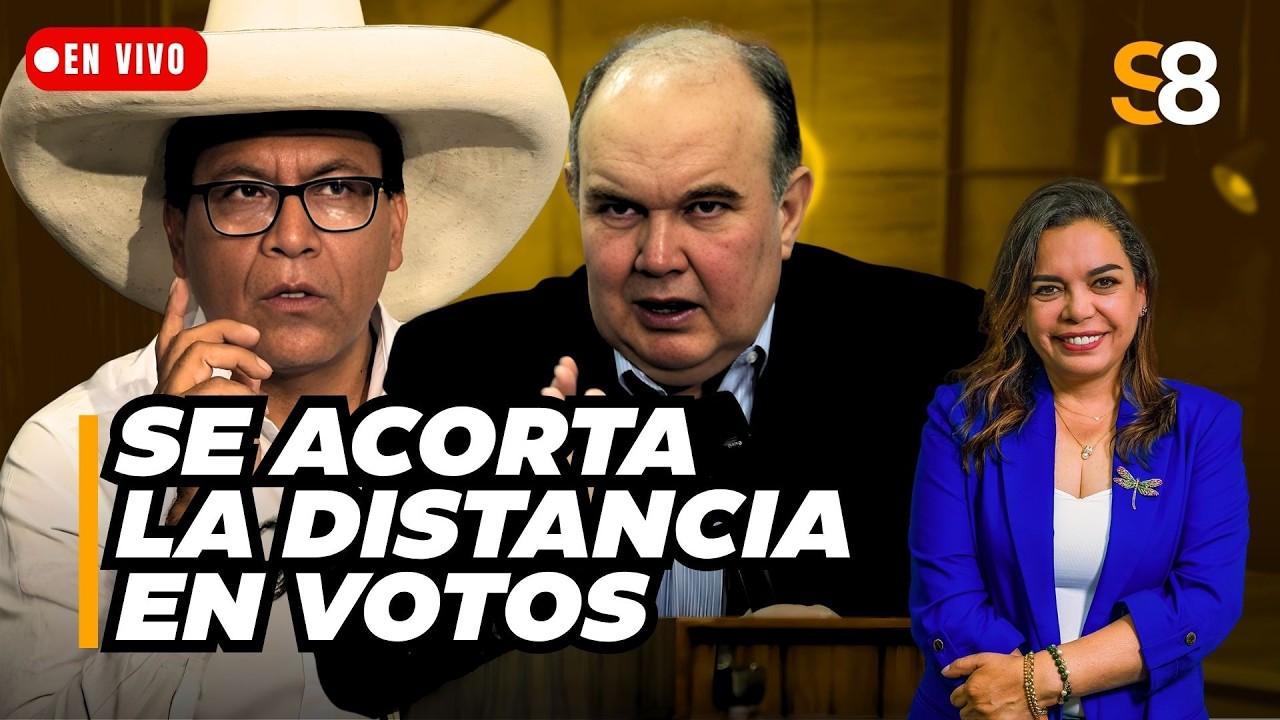 🟡 L&Oacute;PEZ ALIAGA SE ACERCA A ROBERTO S&Aacute;NCHEZ CON CASI 10 MIL VOTOS DE DIFERENCIA, SEG&Uacute;N ONPE | S8