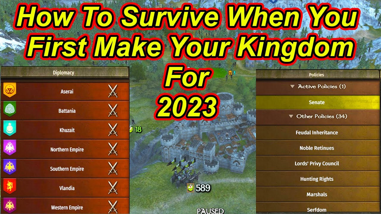 Tips To Survive When Making A Kingdom In 2023 - Updated Guide - Flesson19