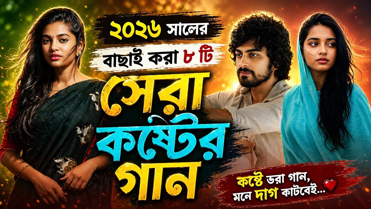 ২০২৬ সালের বাছাই করা ৮ টা সেরা কষ্টের গান । Shera Koster Gaan I Bangla New Sad Song 2026 I AR Bhai..