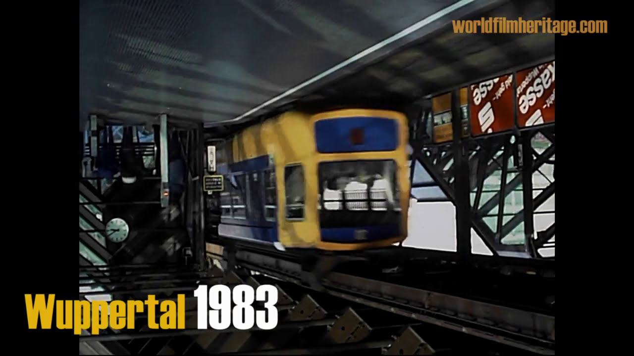 Wuppertal 1983 - Schwebebahn - Suspension Railway