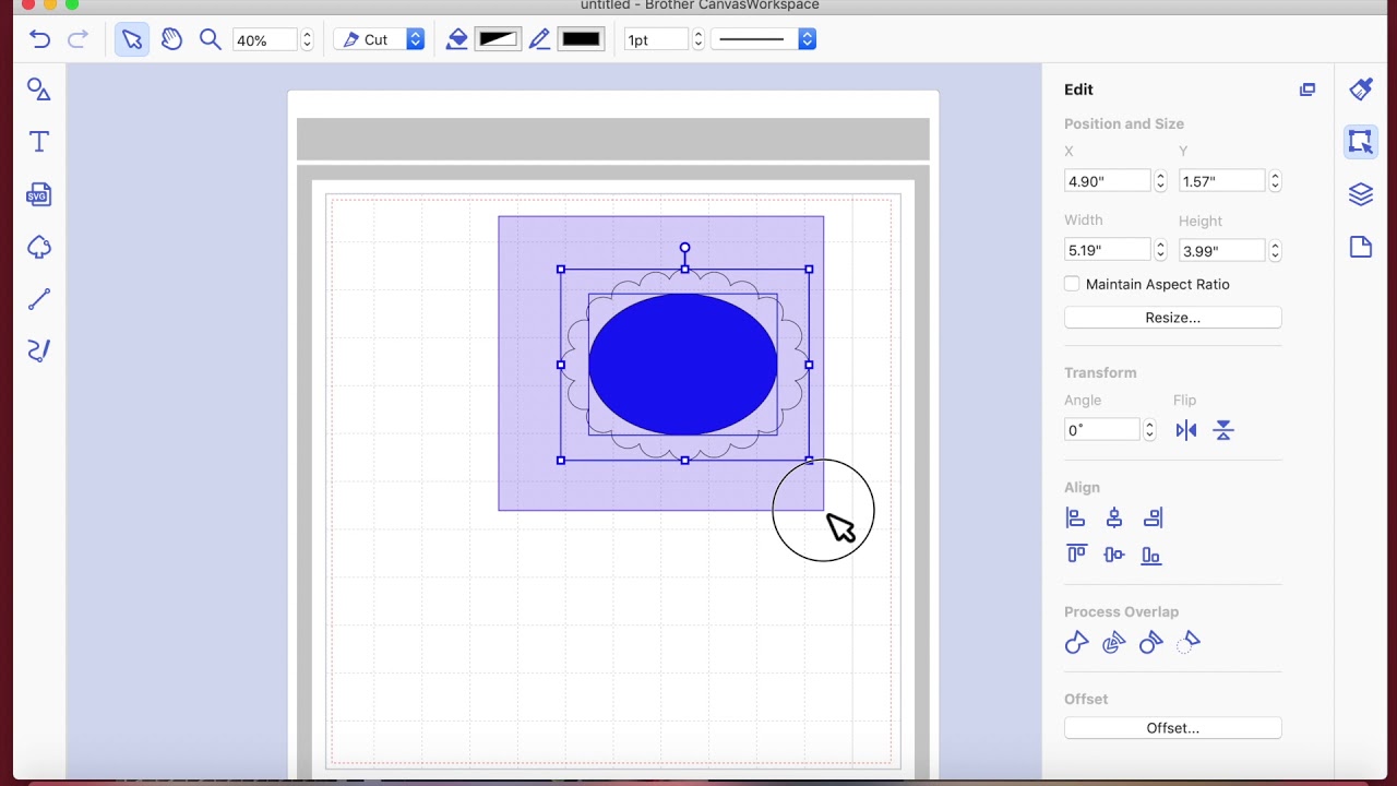brother scan n cut tutorials for Newer Canvas users Lesson 1