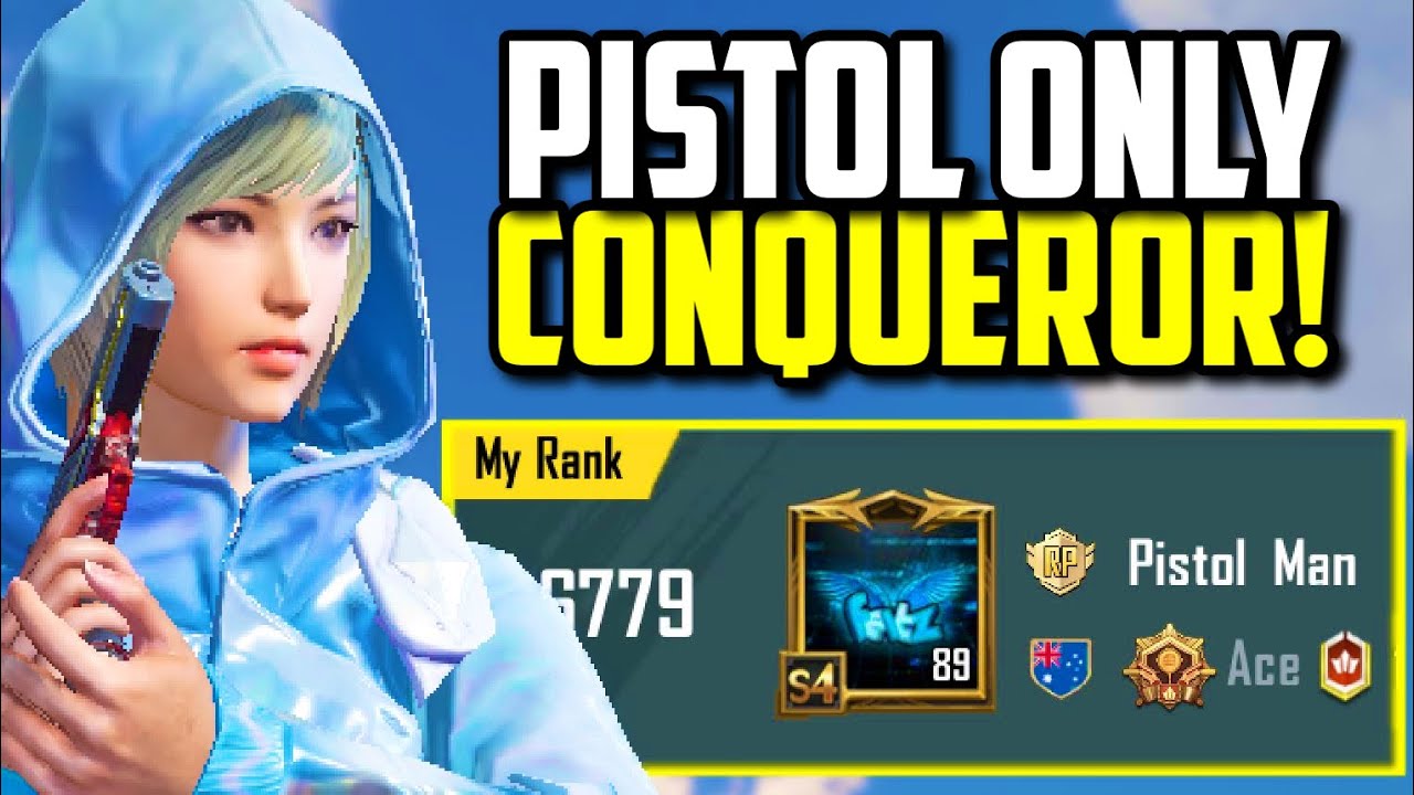 PISTOL ONLY TO CONQUEROR RANK!! (PART 5) | PUBG Mobile