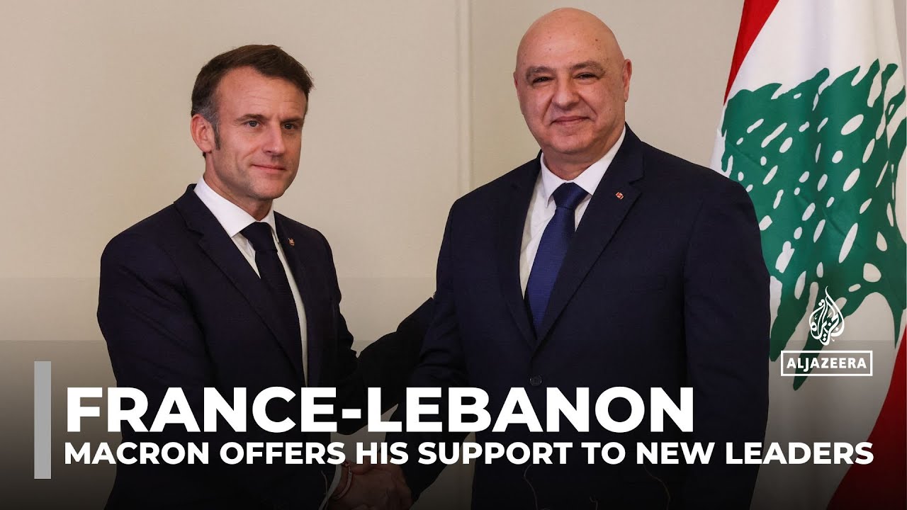 Macron in Lebanon: French president offers his support to new leaders