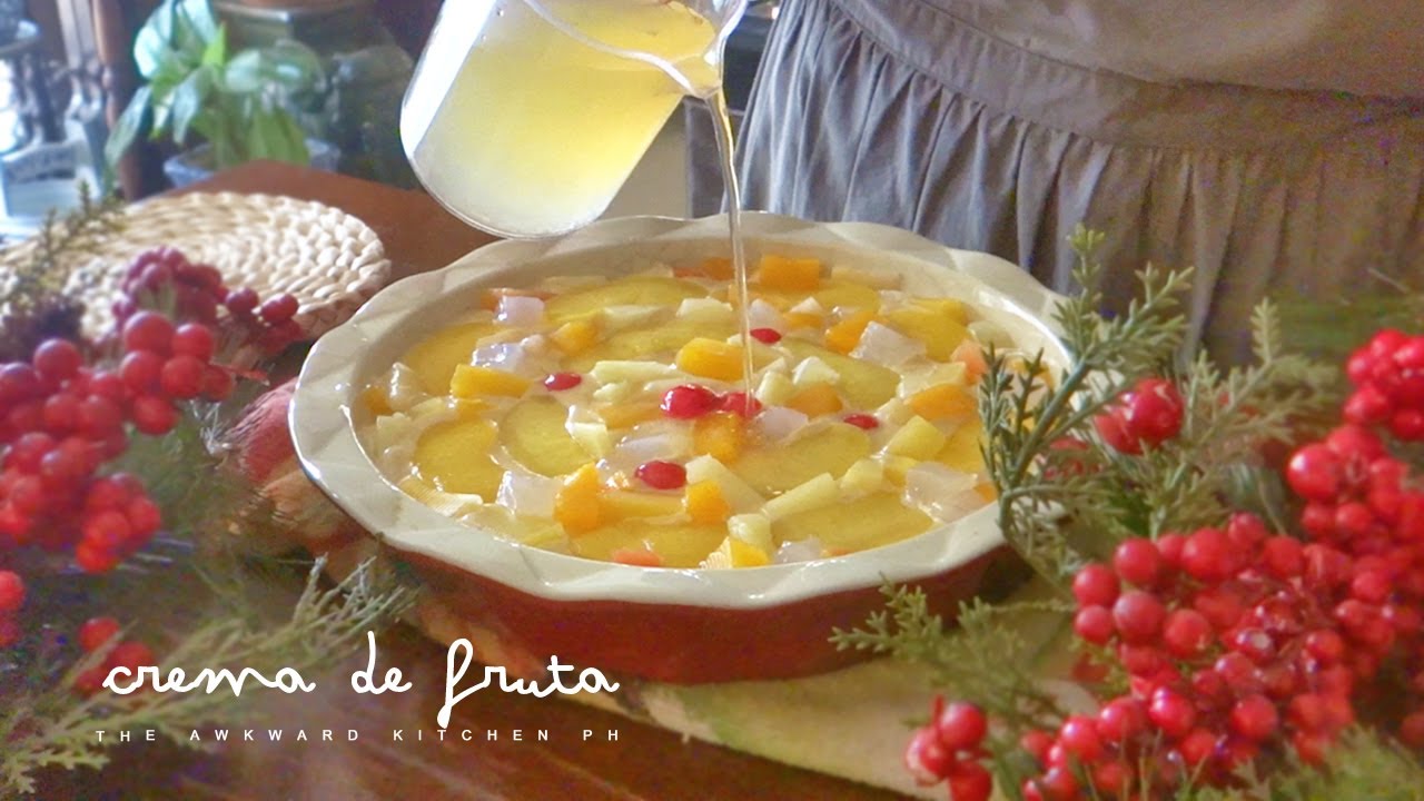 ✨NO BAKE✨ CREMA DE FRUTA | Easy To Make Crema de Fruta Recipe for Noche Buena 🎄 Filipino Dessert