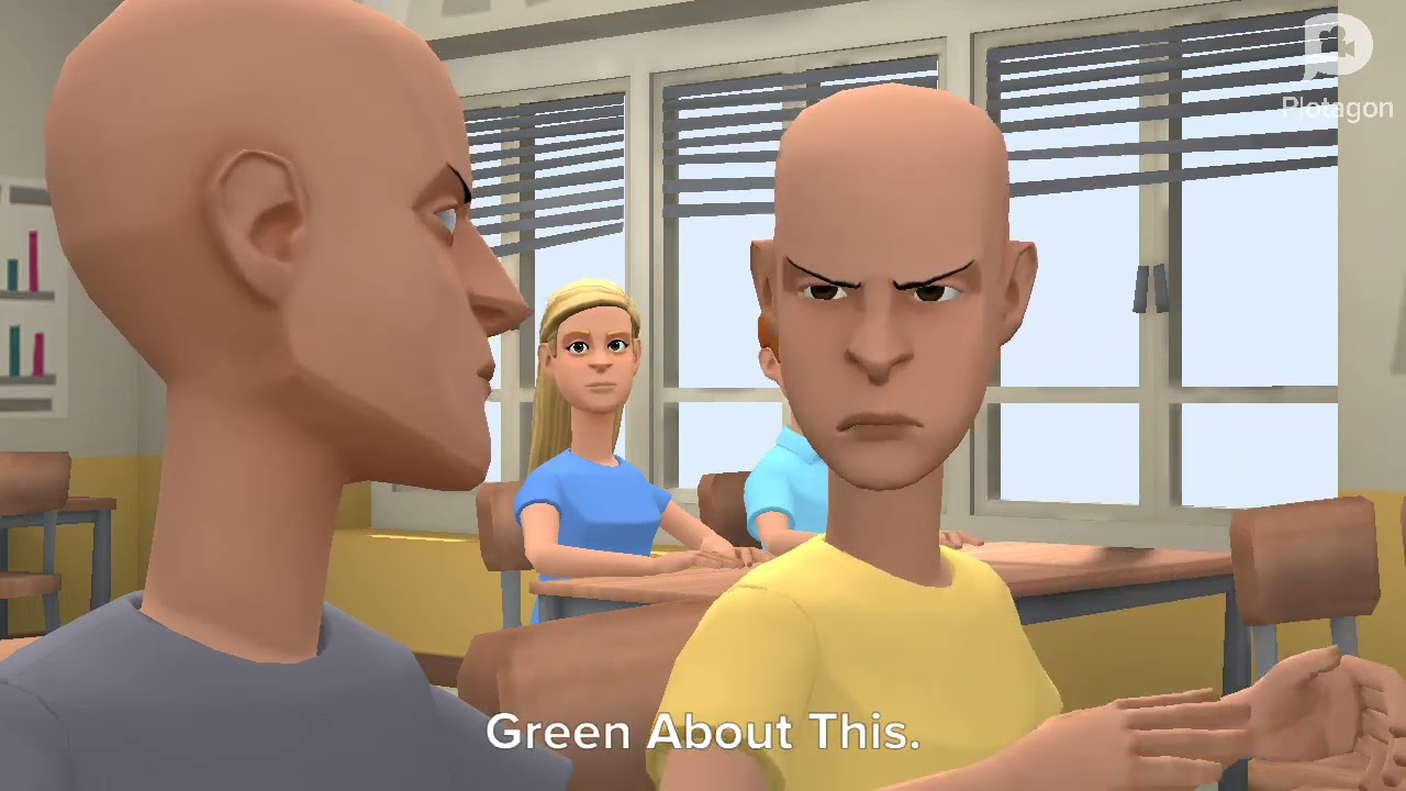 Classic Caillou Spits On A Student's Lunch In School/Grounded