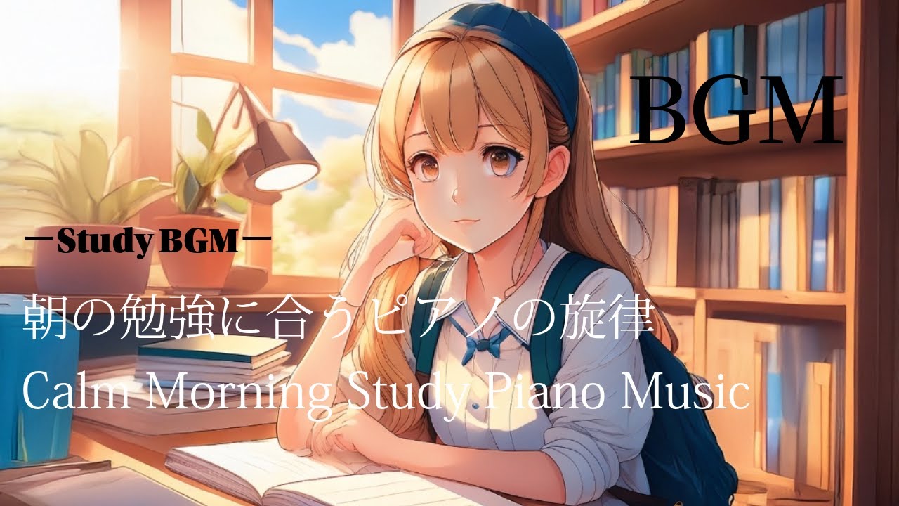 【Study BGM】Peaceful Morning Piano Melodies for Focus & Positivity