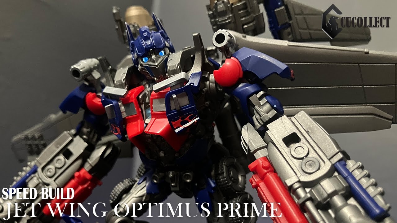 Blokees Jet Wing Optimus Prime Transformers Model Kit Speed Build ASMR!
