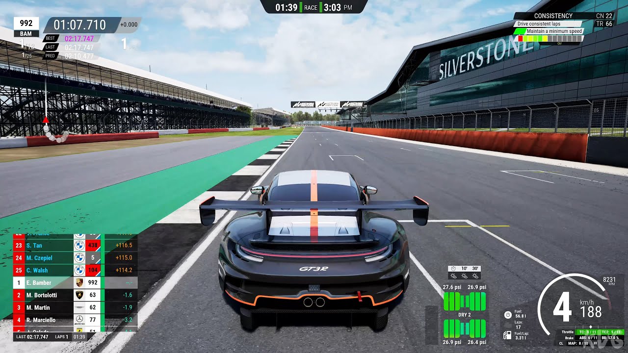 Assetto Corsa Competizione - Porsche 911 (992) GT3 R - Gameplay (PS5 UHD) [4K60FPS]
