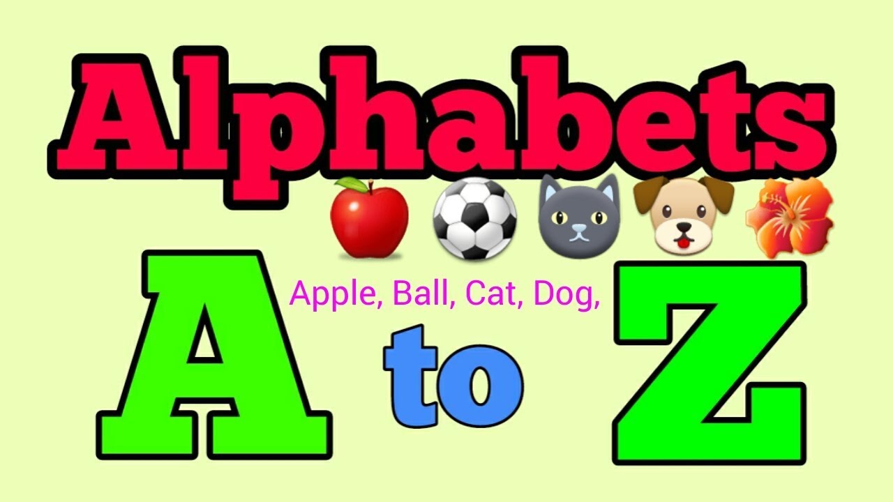 Alphabets  A to Z  ....... Presented by Let's Lern, Teach & Enjoy.