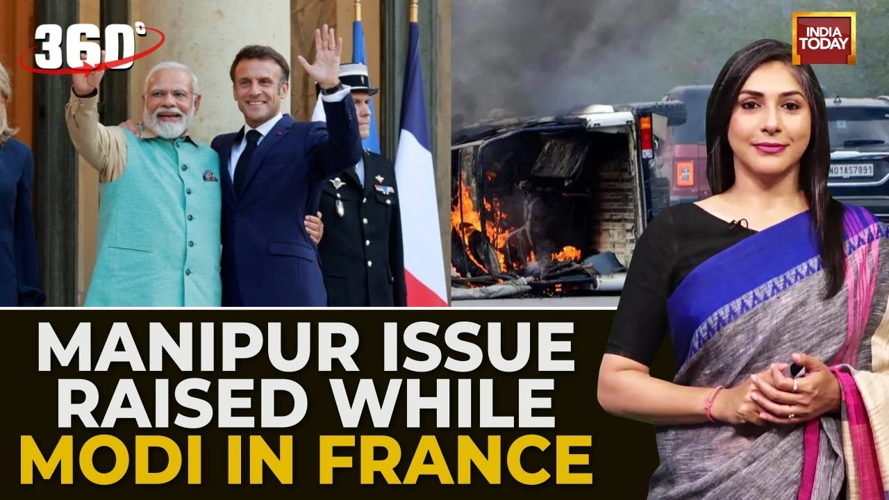 EU Parliament In France Raises Manipur Human Rights Issue During PM Modi's Parsi Visit | 360 Degree