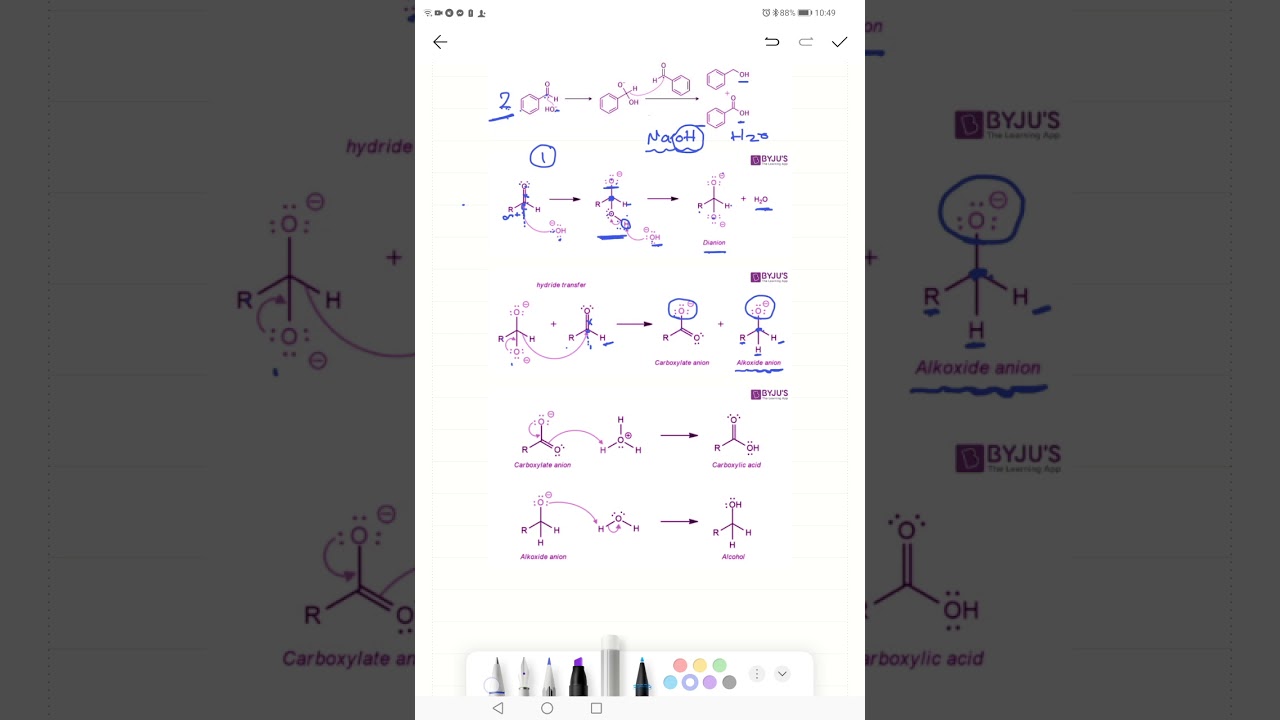 Cannizzaro reaction and mechanism