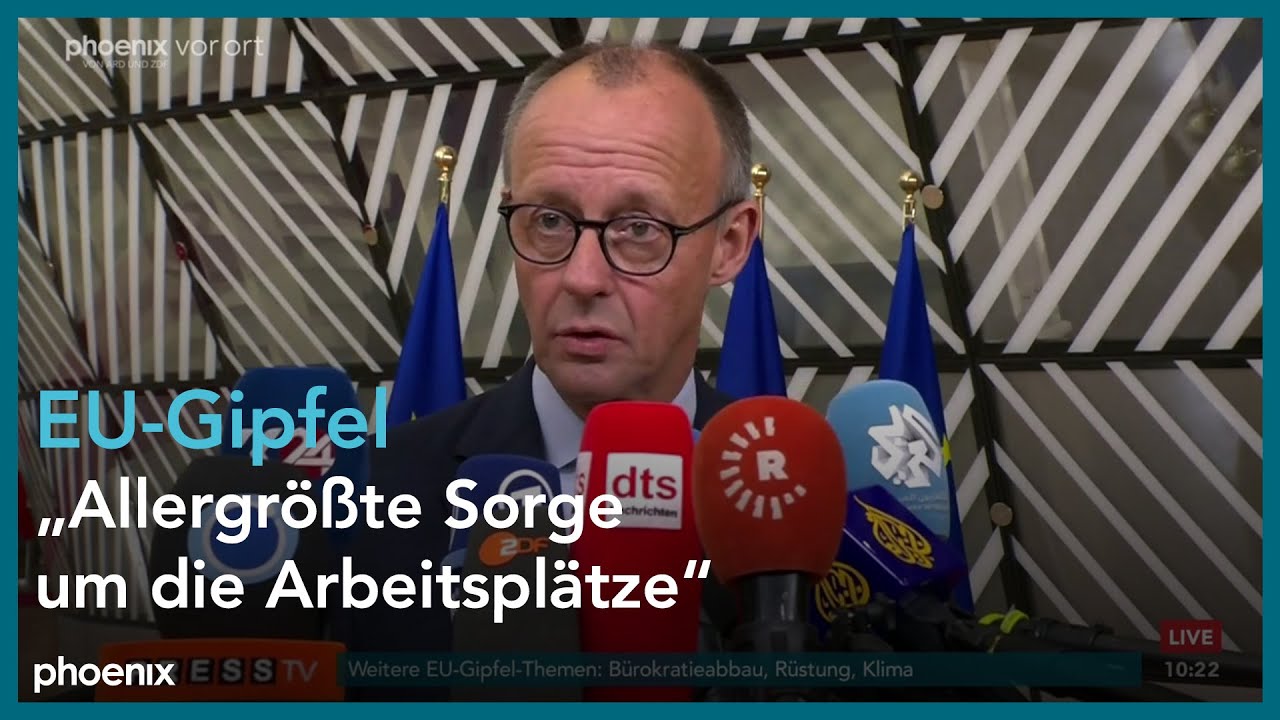 Friedrich Merz zum EU-Gipfel am 23.10.25