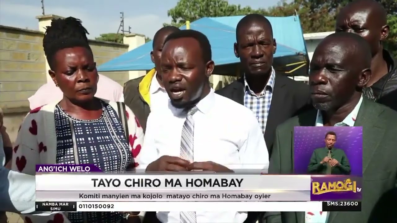Komiti ma kojolo oketi mar tayo chiro maduong' manie boma ma Homabay