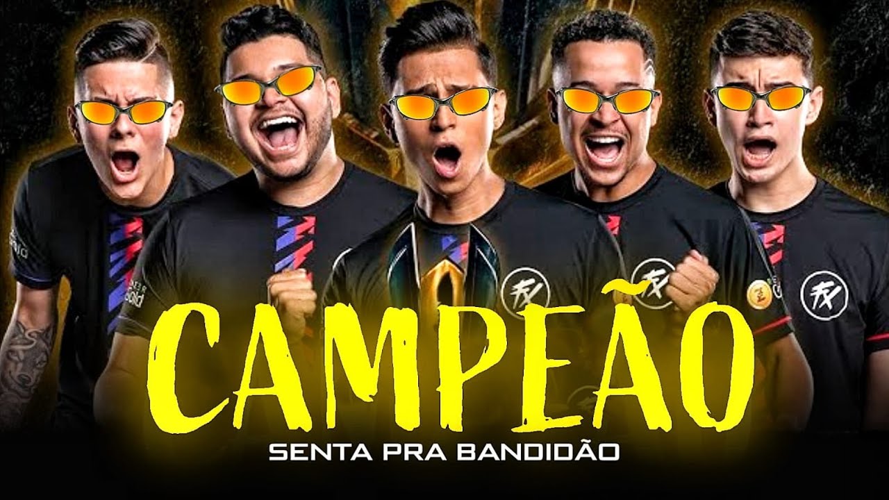 FLUXO CAMPEÃO  🔥💜  FREE FIRE FUNK - Paródia SENTA PRA BANDIDÃO 🎶