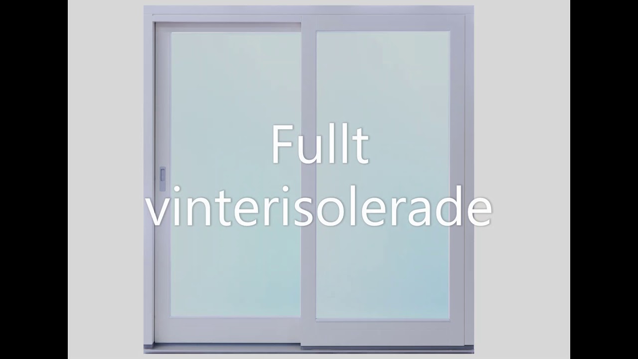 skjutparti skjutpartier 3 glas skjutf&ouml;nster uterum 3 glas skjutf&ouml;nster altan uterum isolerade