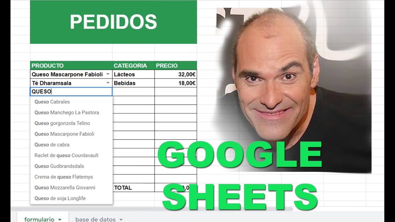 Domina las listas desplegables en Google sheets