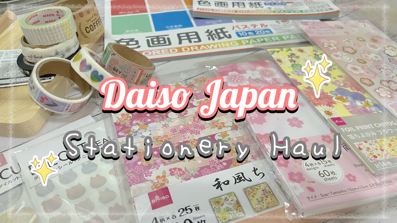 Stationery Haul Daiso Japan | March - April 2022