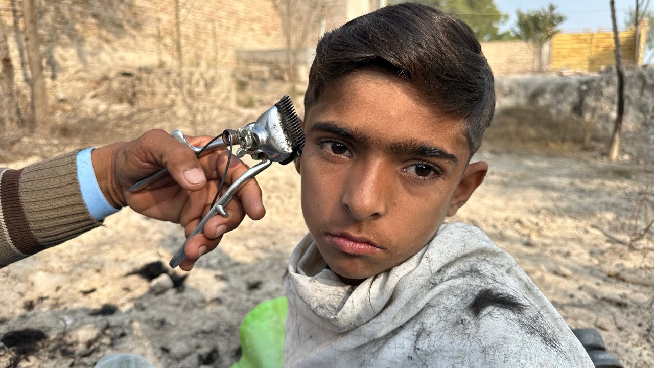 ASMR Fast Hair Cutting With Barber Old [ASMR SHAMS]