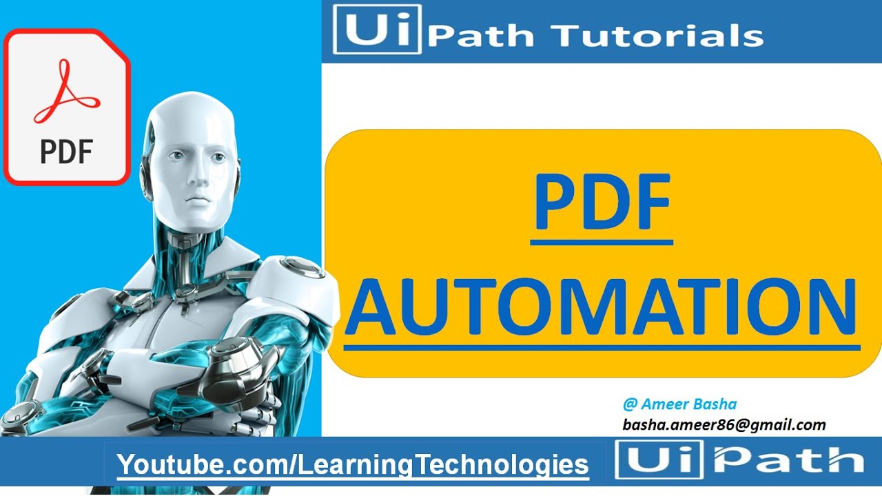 UiPath Tutorial || Introduction Of PDF Automation