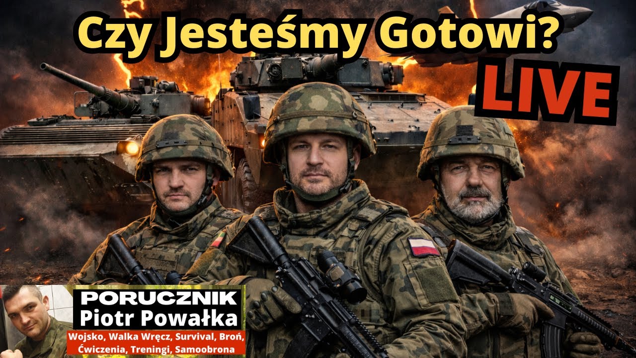 LIVE: Andy Choinski, Chorąży Siergiej, Porucznik Powałka. Czy Jesteśmy Przygotowani Na Wojnę?