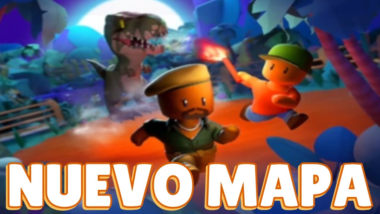 🦖NUEVO MAPA de JURASSIC WORLD en STUMBLE GUYS!!🦖