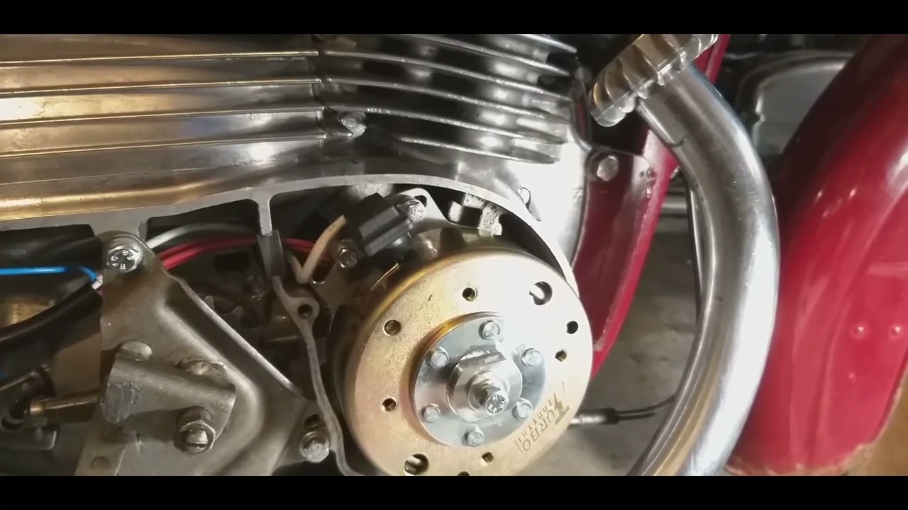 Jawa 175 356 ustawienie zapłonu elektronicznego CDI