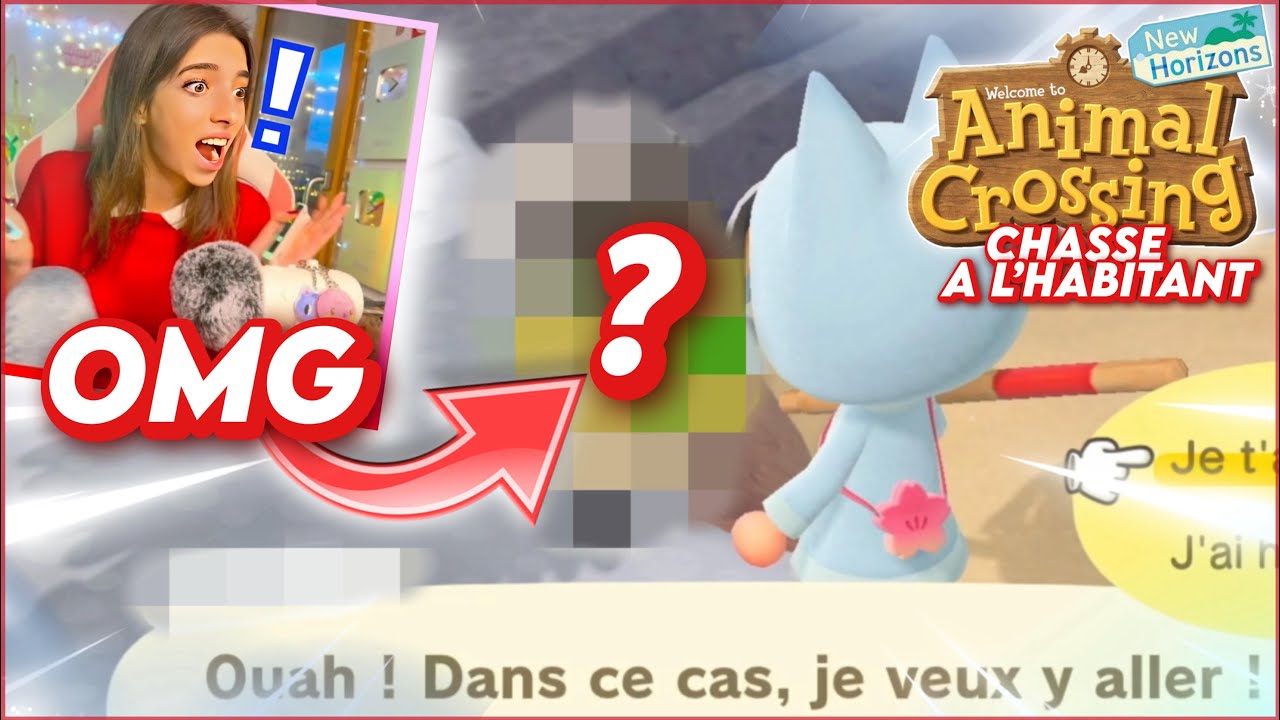MA MEILLEURE CHASSE À L’HABITANT dans ANIMAL CROSSING NEW HORIZONS ! 🤩 *habitant incroyable*