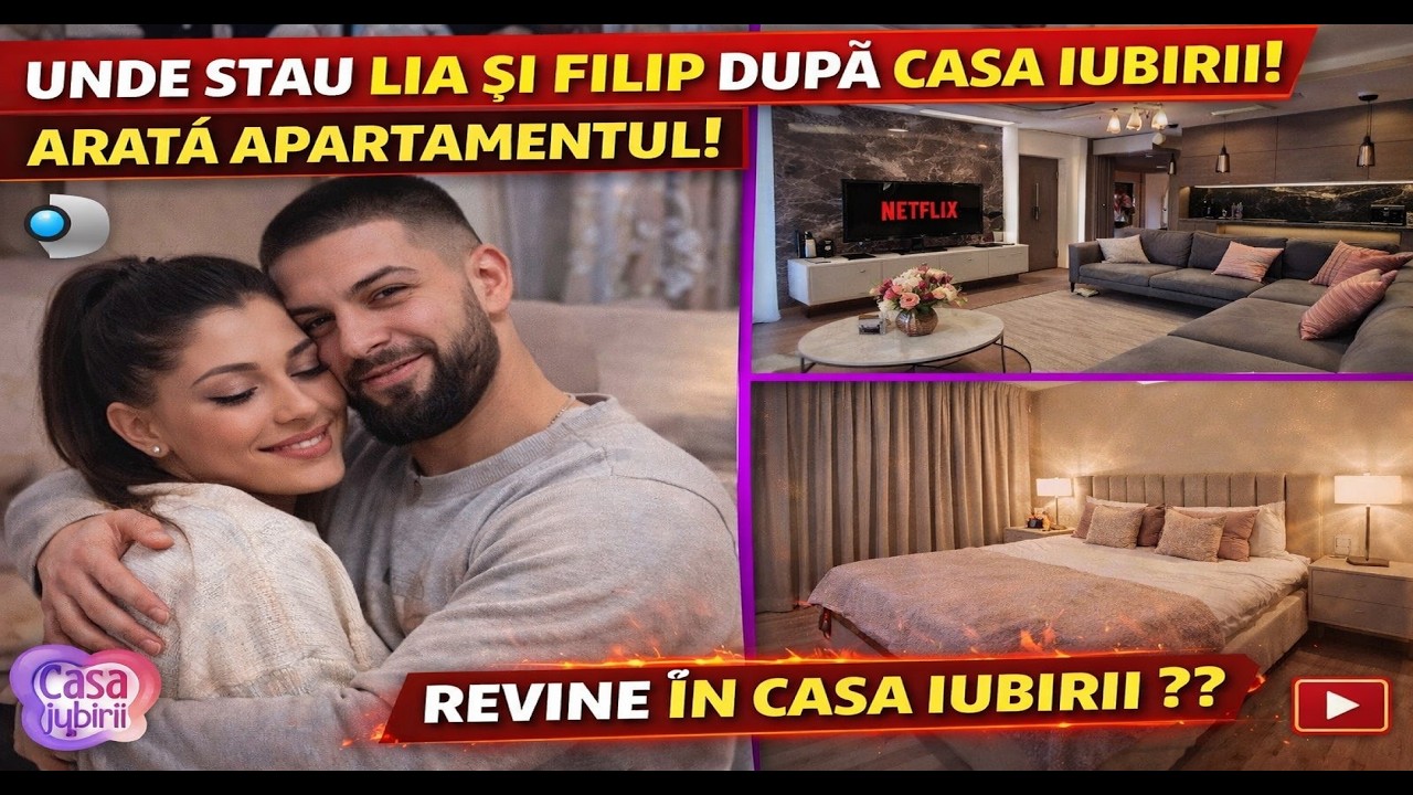 Unde stau Lia și Filip după Casa iubirii! Arată apartamentul?