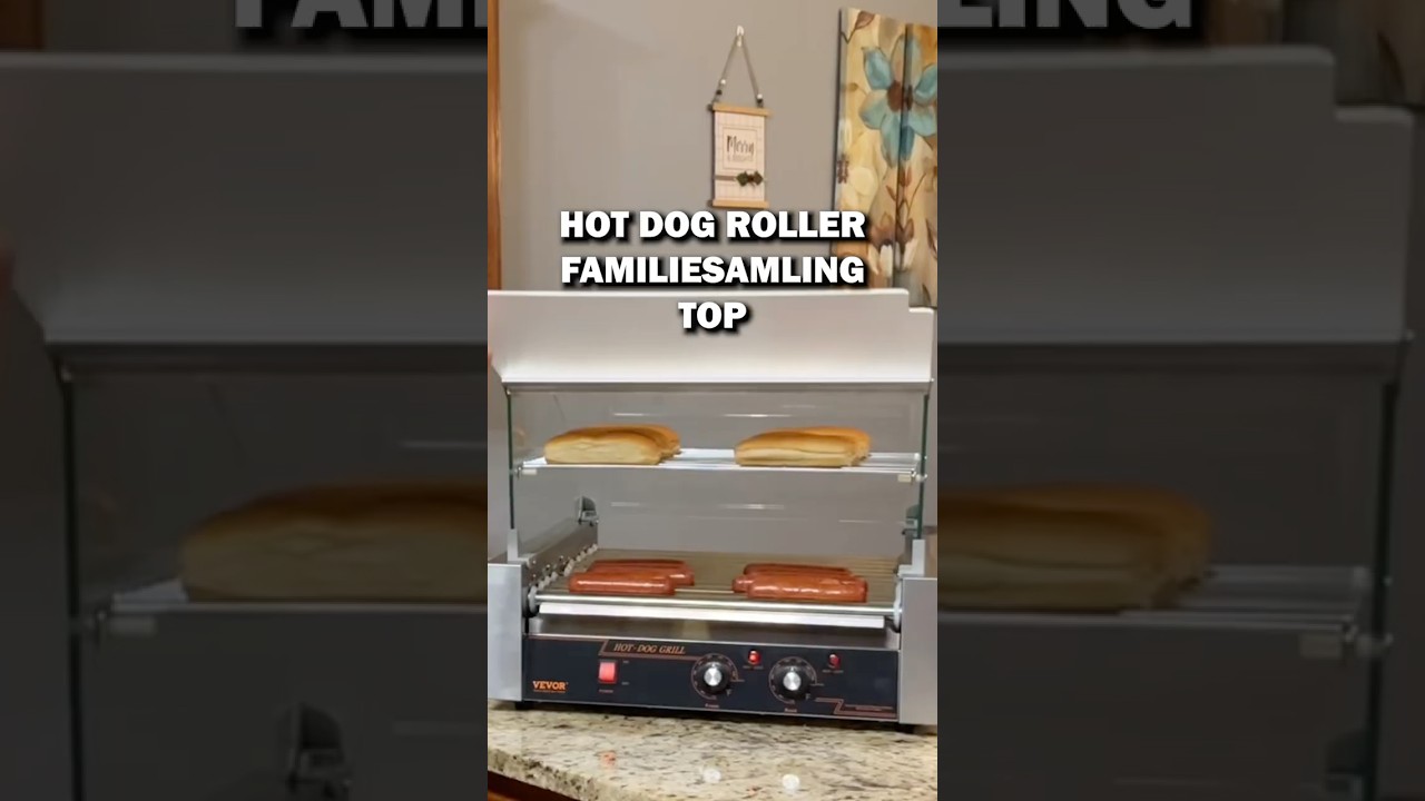 Quick & Easy Hot Dogs with VEVOR Roller