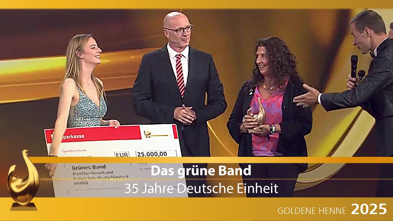 DAS GRÜNE BAND bekommt den Preis 