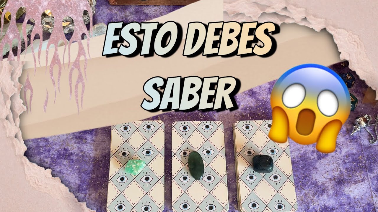 ¿Que debo saber en este momento? ✨✨ - Tarot INTERACTIVO