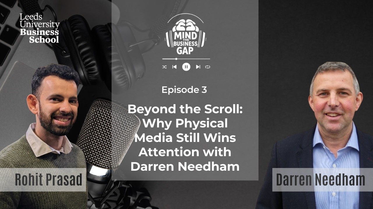 Episode 3 : Beyond the Scroll: Why Physical Media Still Wins Attention with Darren Needham